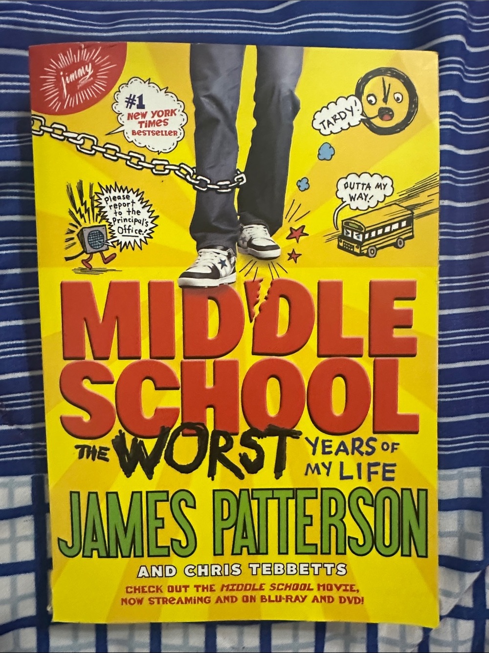 James Patterson Middle School The Worst Years of My Life - Yellow Cover